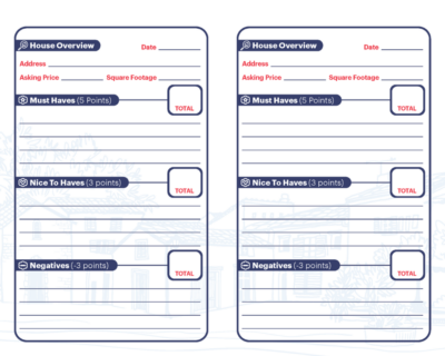 House Hunting Scorecard